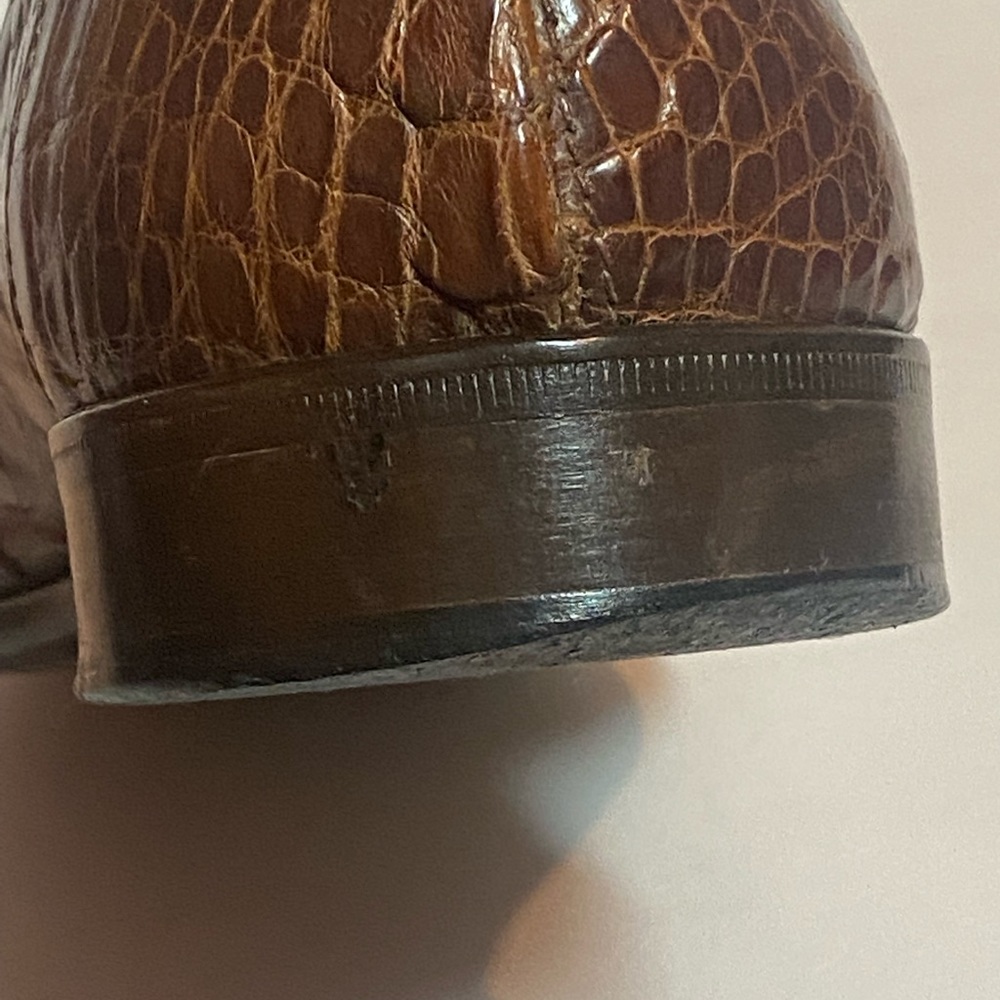 ZELLI GENUINE CROCODILE LOAFERS - Picture 6 of 6